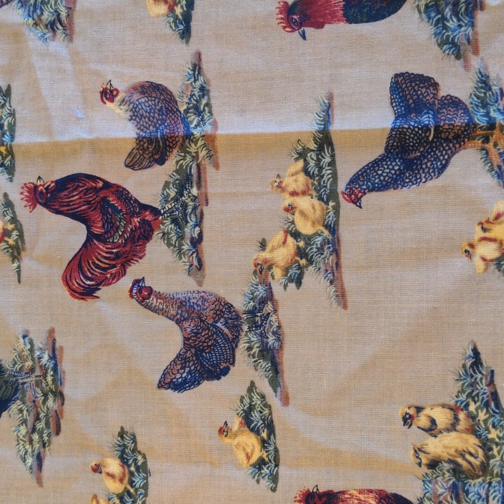 Chicken Fabric Material - Picture 2 of 2